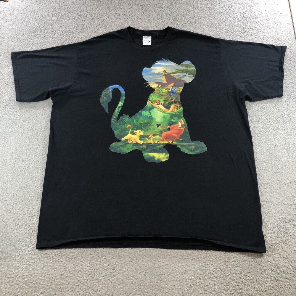 The Lion King T Shirt Men's 3XL Black Timon Pumba